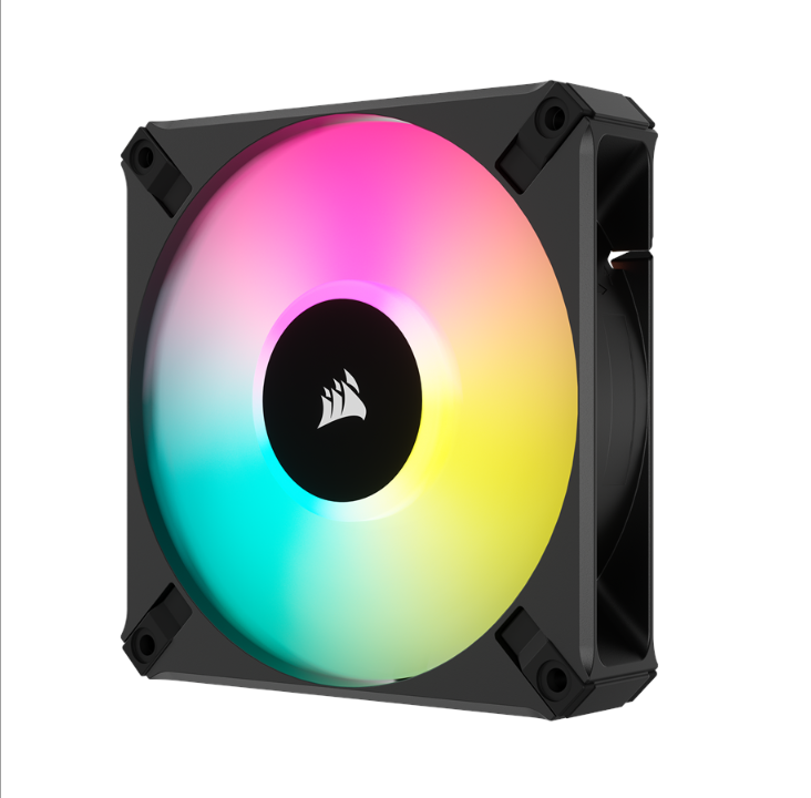 Corsair iCUE AF120 RGB ELITE - Black - Chassis fan - 120mm - Black with RGB LED - 34 dBA