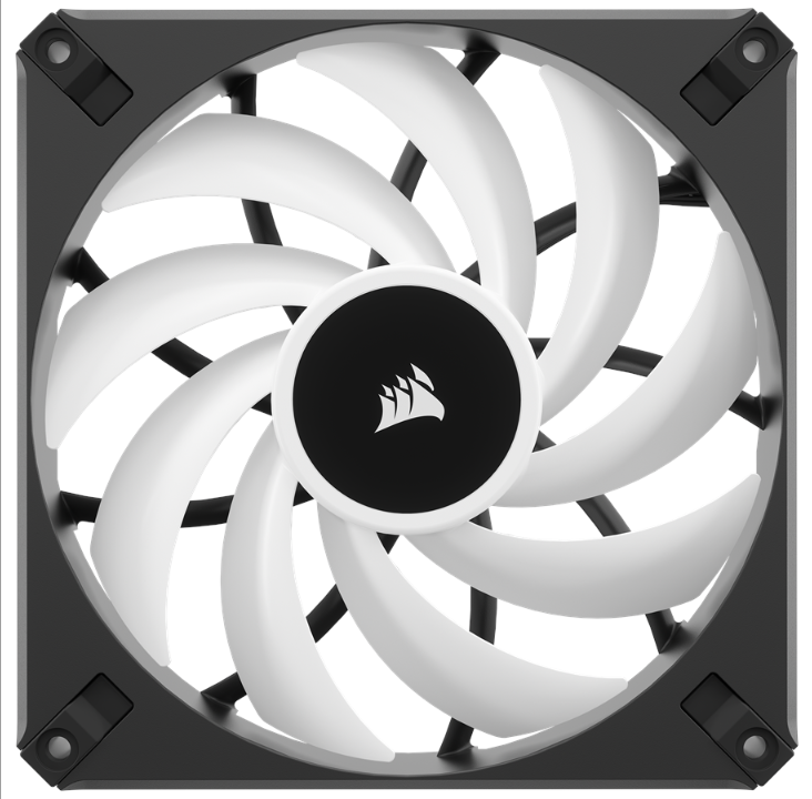 Corsair iCUE AF140 RGB ELITE - أسود - مروحة هيكل - 140 مم - أسود مع RGB LED - 34 ديسيبل