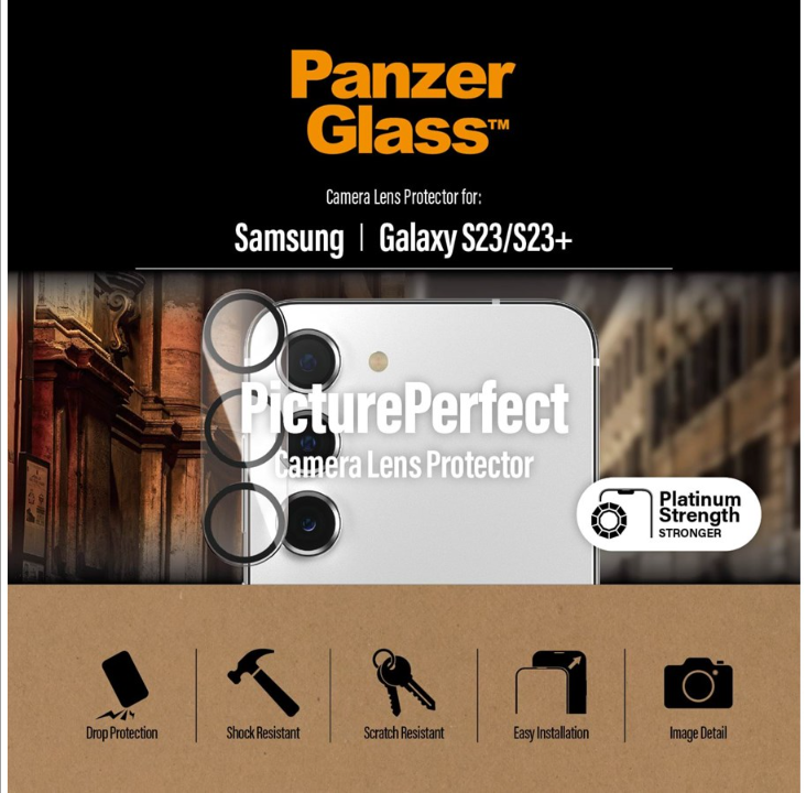 PanzerGlass PicturePerfect 相机镜头保护膜三星 Galaxy S23 | S23+