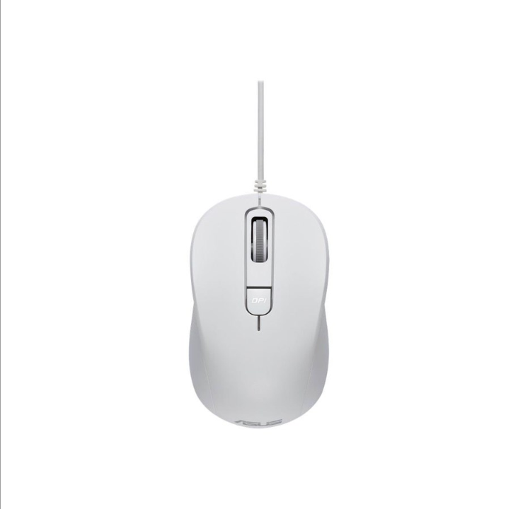 ASUS MU101C Blue Ray Silent - Mouse - Optic - 3 buttons - White