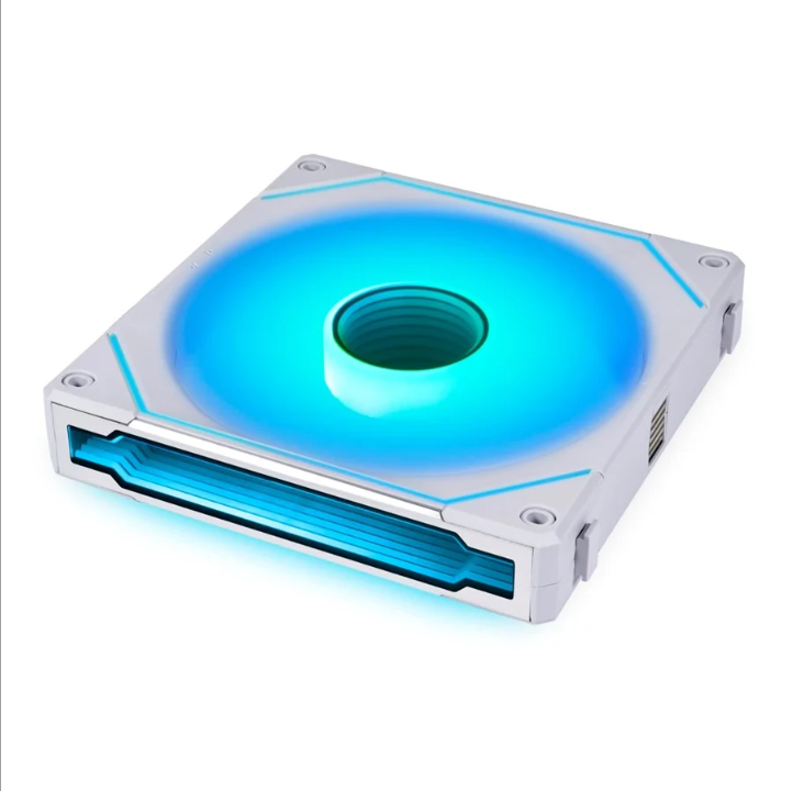 Lian Li UNI FAN SL-INF 140 White - مروحة الهيكل - 140 مم - أبيض مع ضوء RGB - 28 ديسيبل