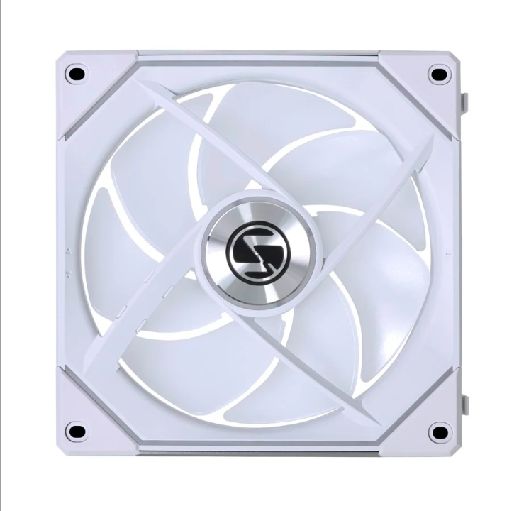 Lian Li UNI FAN SL-INF 140 White - مروحة الهيكل - 140 مم - أبيض مع ضوء RGB - 28 ديسيبل