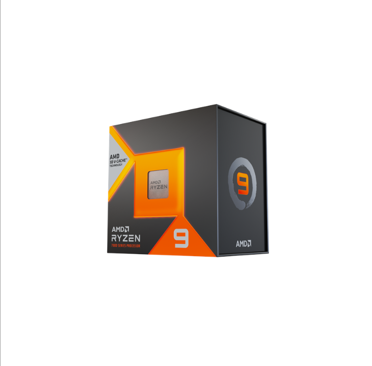 وحدة المعالجة المركزية AMD Ryzen 9 7900X3D - 12 نواة - 4.4 جيجا هرتز - AMD AM5 - AMD Boxed (WOF - بدون مبرد)