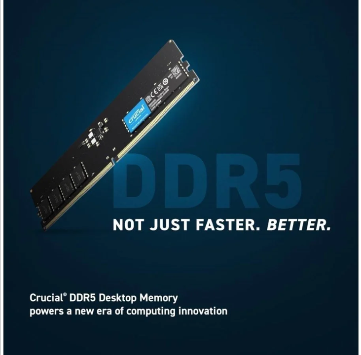 Crucial DDR5-5600 C46 DC - 64GB