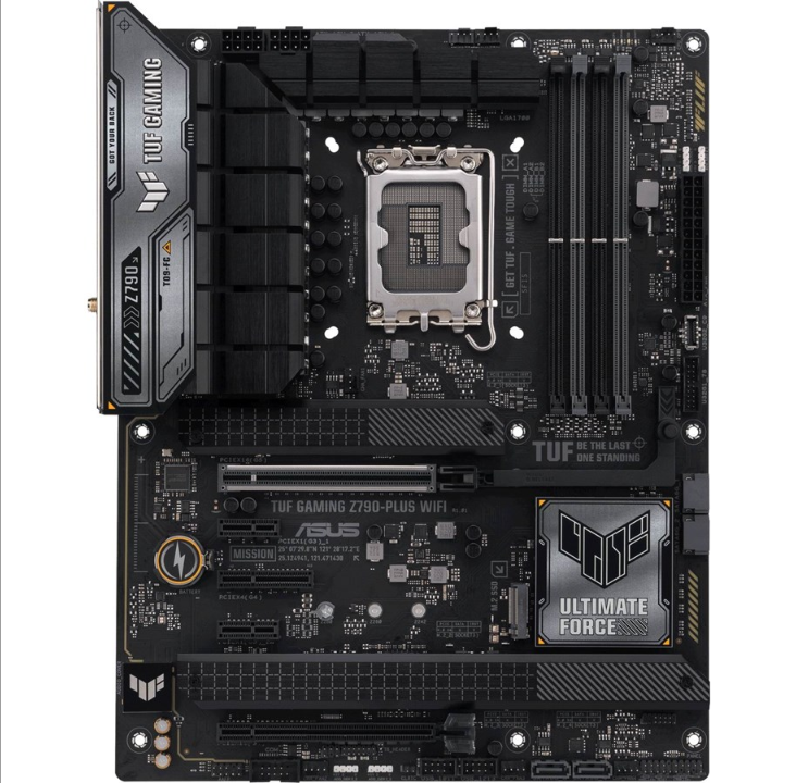 ASUS TUF GAMING Z790-PLUS WIFI Motherboard - Intel Z790 - Intel LGA1700 socket - DDR5 RAM - ATX