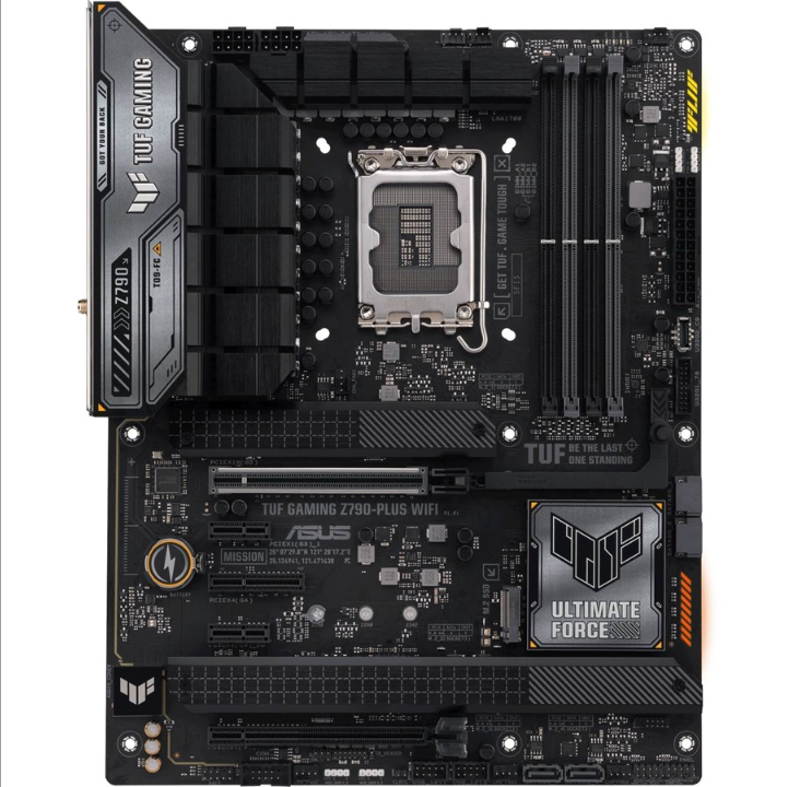 ASUS TUF GAMING Z790-PLUS WIFI Motherboard - Intel Z790 - Intel LGA1700 socket - DDR5 RAM - ATX