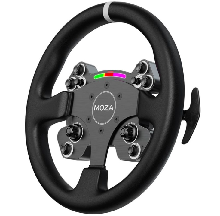 Moza Racing CS V2 Steering Wheel - Leather (33 cm) - Wheel - PC