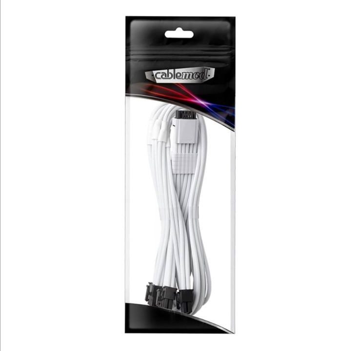 CableMod C-Series Pro ModMesh 12VHPWR - 3x PCI-e - 60cm - White