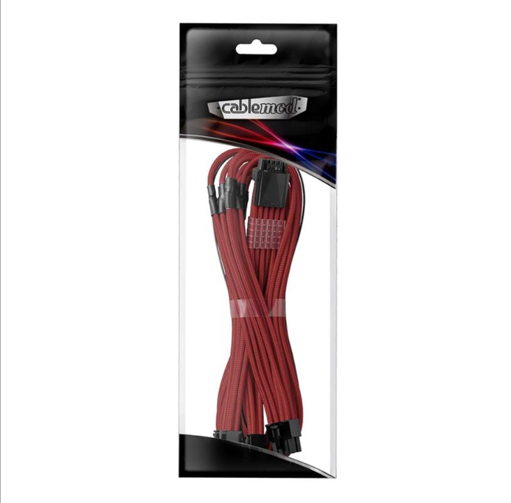 CableMod C-Series Pro ModMesh 12VHPWR - 3x PCI-e - 60cm - Dark Red