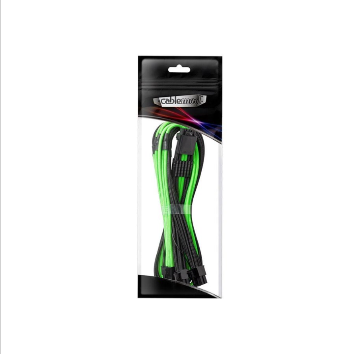 CableMod C-Series Pro ModMesh 12VHPWR - 3x PCI-e - 60cm - Black and Green