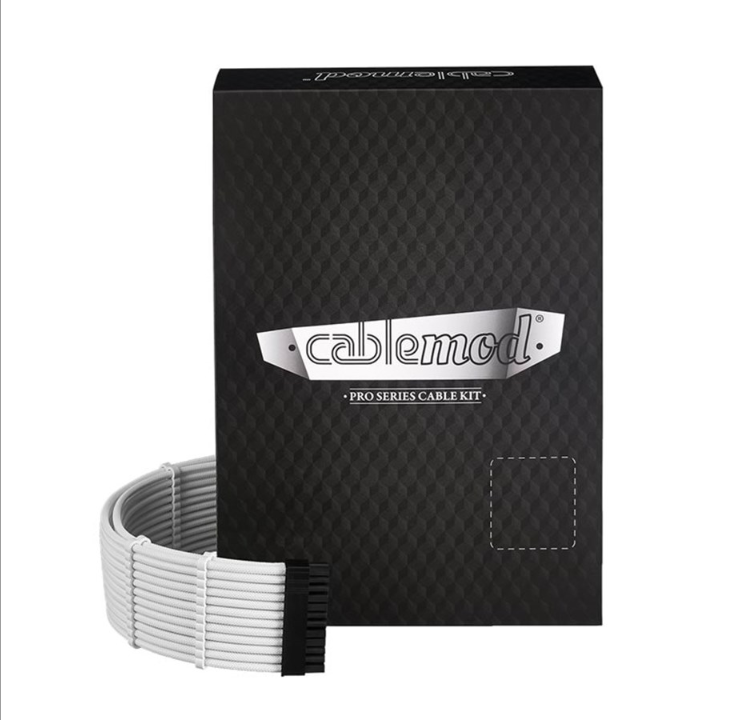 CableMod C-Series Pro ModMesh 12VHPWR Cable Kit for Corsair RM RMi RMx (Black Label) - White