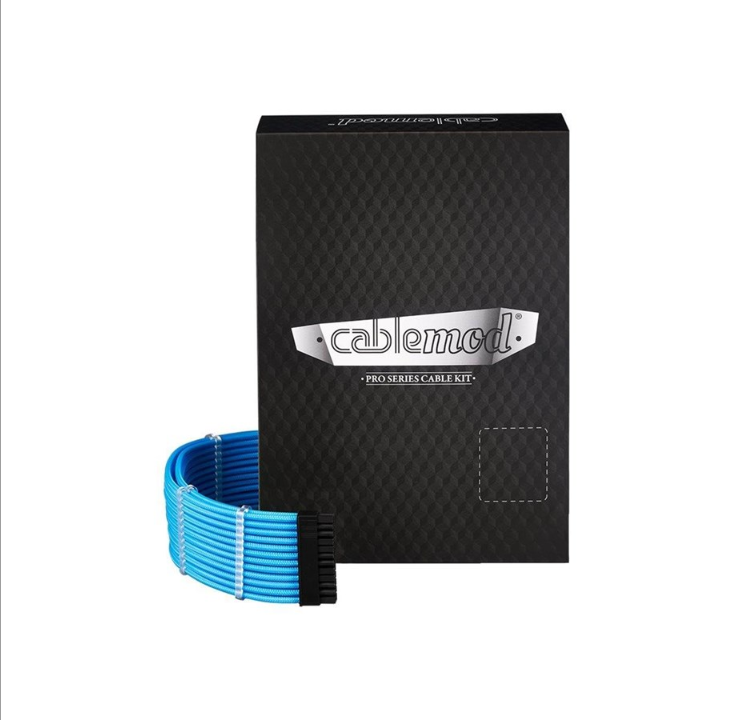 CableMod C-Series Pro ModMesh 12VHPWR Cable Kit for Corsair RM RMi RMx (Black Label) - Blue