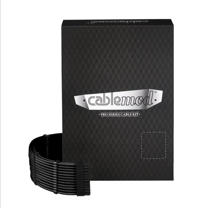 CableMod RT 系列 Pro ModMesh 12VHPWR 双电缆 - 黑色