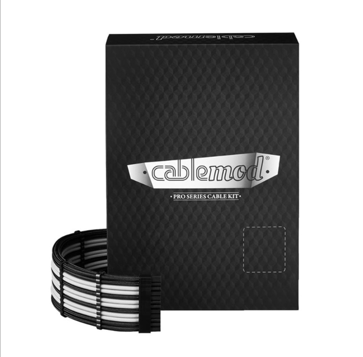 CableMod RT-Series Pro ModMesh 12VHPWR Dual Cable - Black and White