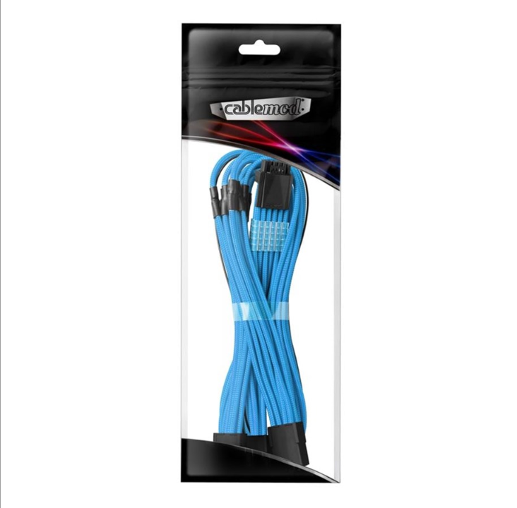 كابل CableMod Pro ModMesh 12VHPWR إلى 3x PCI-e - 45 سم أزرق