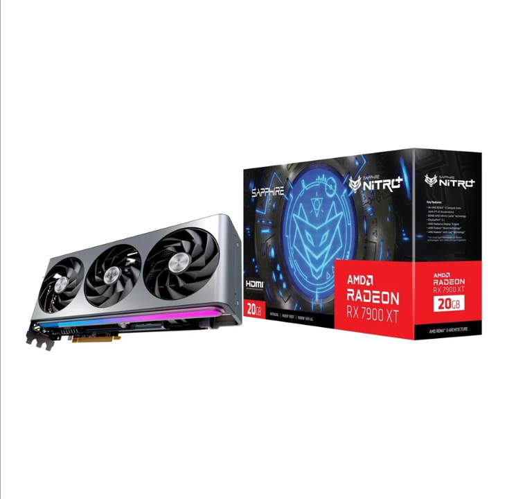 Sapphire Radeon RX 7900 XT NITRO+ - 20 GB GDDR6 RAM - Graphics card