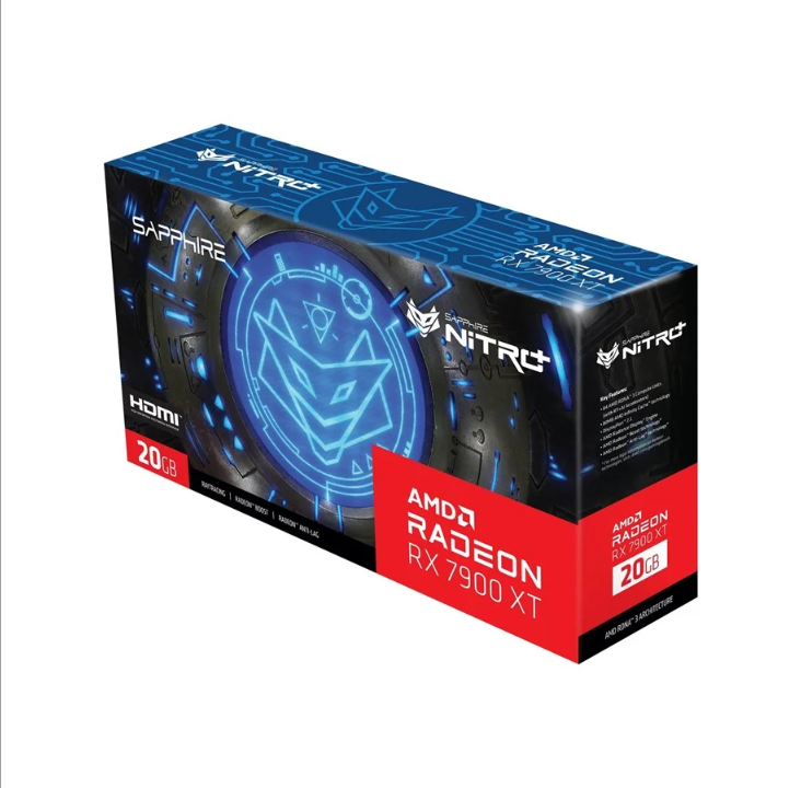 Sapphire Radeon RX 7900 XT NITRO+ - 20 GB GDDR6 RAM - Graphics card