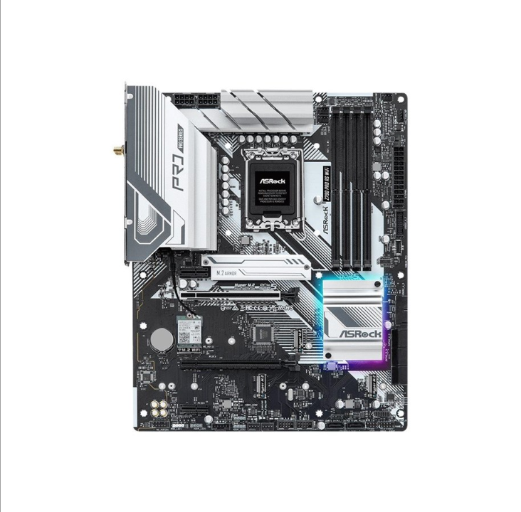 ASRock Z790 Pro RS WiFi Motherboard - Intel Z790 - Intel LGA1700 socket - DDR5 RAM - ATX