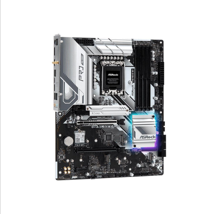 ASRock Z790 Pro RS WiFi Motherboard - Intel Z790 - Intel LGA1700 socket - DDR5 RAM - ATX