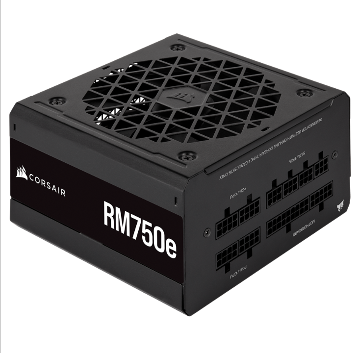 Corsair RM750e V2 (ATX3.0) power supply - 750 Watt - 120 mm - 80 Plus Gold certificate