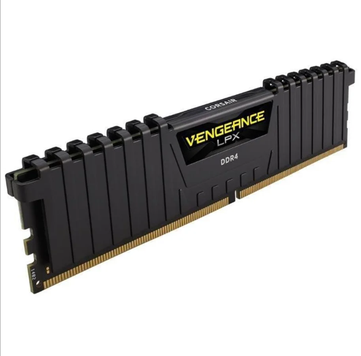 Corsair Vengeance LPX DDR4-3200 - 16 جيجا بايت - CL16 - قناة واحدة (1 قطعة) - Intel XMP - أسود