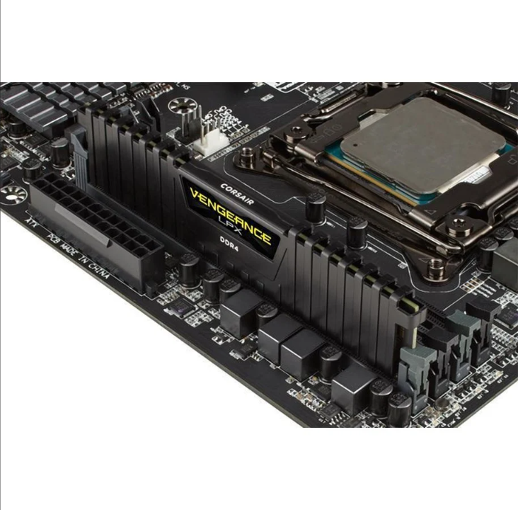 Corsair Vengeance LPX DDR4-3200 - 16 جيجا بايت - CL16 - قناة واحدة (1 قطعة) - Intel XMP - أسود