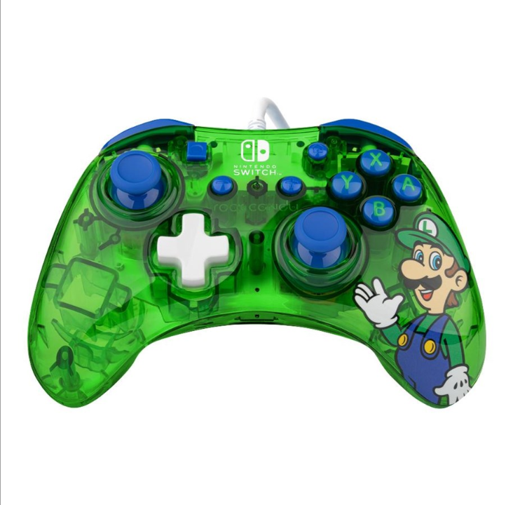 PDP Rock Candy Wired Controller - Luigi - Gamepad - Nintendo Switch