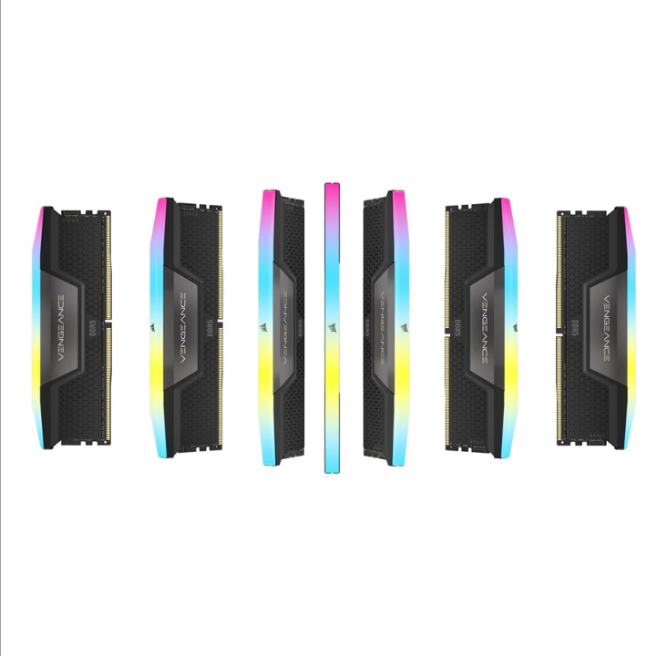 Corsair Vengeance RGB DDR5-5200 - 192GB - CL38 - Quad Channel (4 pcs) - Intel XMP - Black with RGB