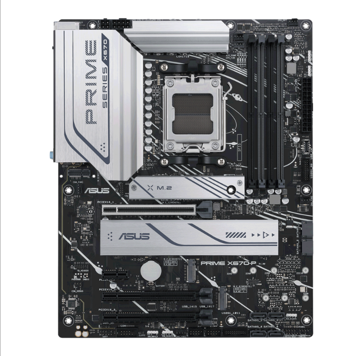 ASUS PRIME X670-P-CSM Motherboard - AMD X670 - AMD AM5 socket - DDR5 RAM - ATX