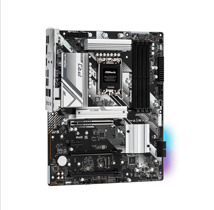 ASRock B760 PRO RS Motherboard - Intel B760 - Intel LGA1700 socket - DDR5 RAM - ATX