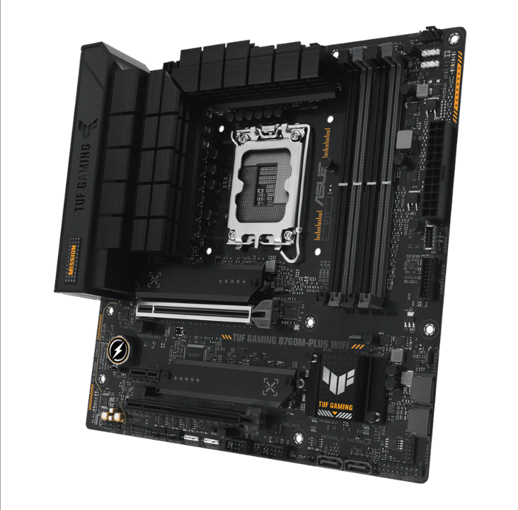 华硕 TUF GAMING B760M-PLUS WIFI 主板 - Intel B760 - Intel LGA1700 插槽 - DDR5 RAM - Micro-ATX