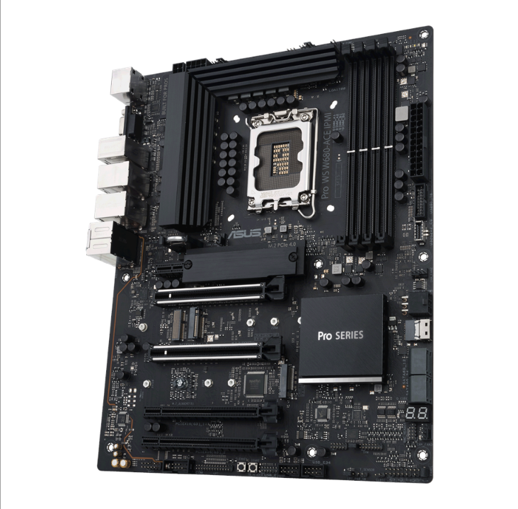 华硕 PRO WS W680-ACE IPMI 主板 - Intel W680 - Intel LGA1700 插槽 - DDR5 RAM - ATX