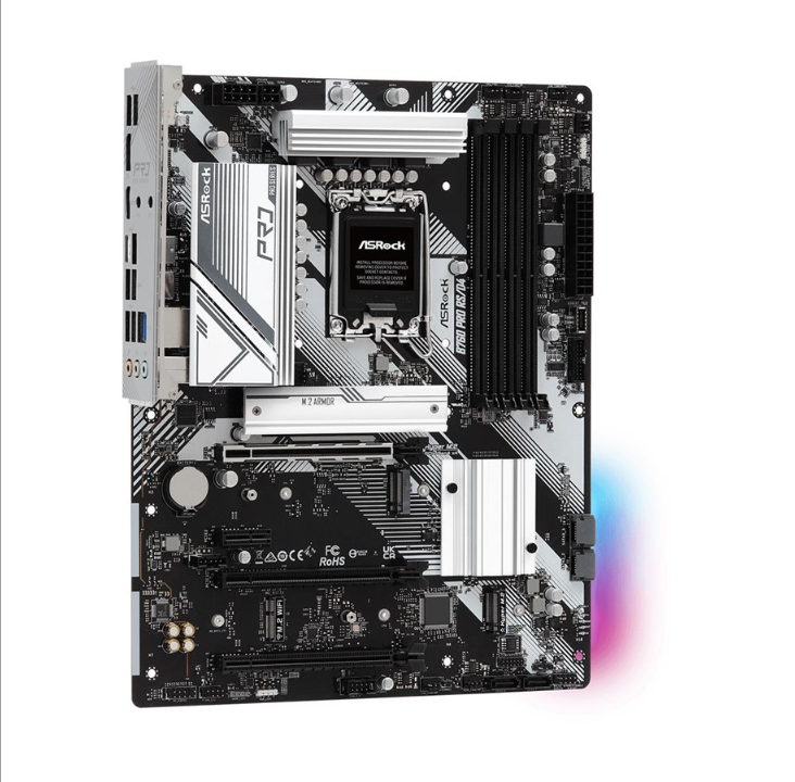 华擎 B760 PRO RS/D4 主板 - Intel B760 - Intel LGA1700 插槽 - DDR4 RAM - ATX