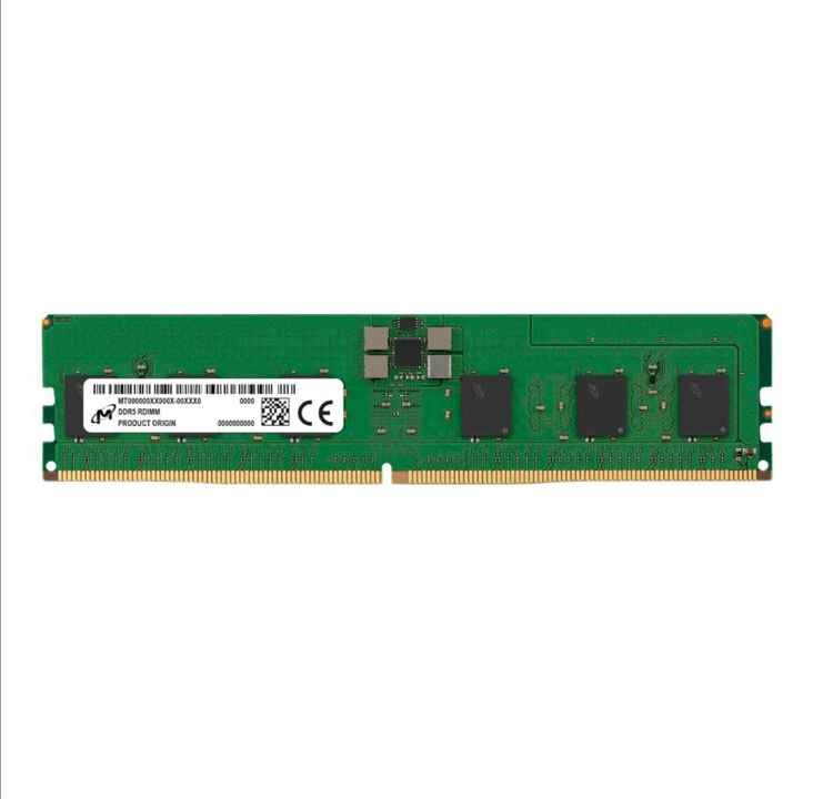 Crucial Micron - DDR5 - module - 16 GB - DIMM 288-pin - 4800 MHz / PC5-38400 - registered