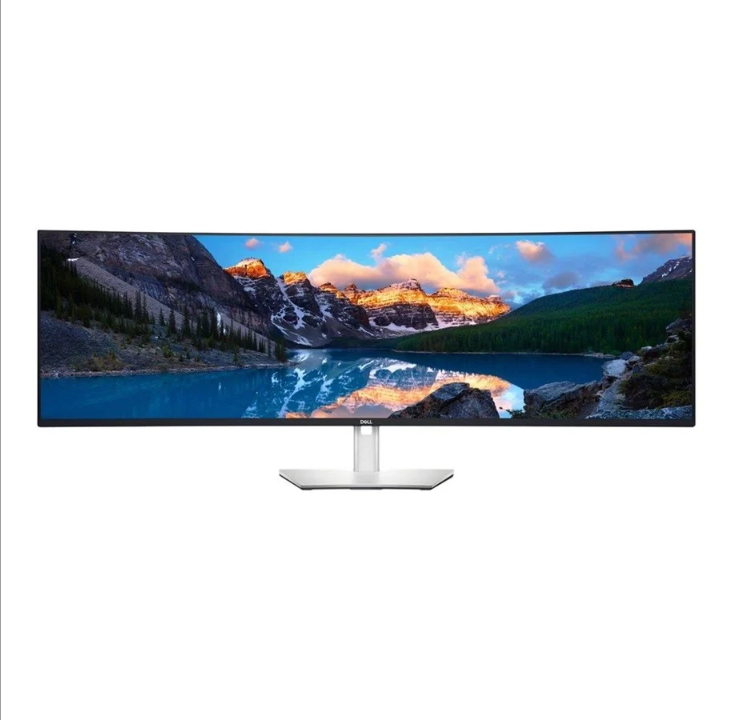 49 بوصة Dell UltraSharp U4924DW - 5120x1440 (DQHD) - IPS أسود - 90 وات USB-C HUB - منحني - 5 مللي ثانية - شاشة