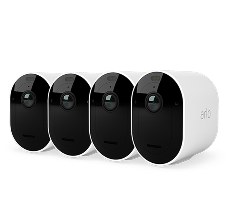 Arlo Pro 5 - 无线安全摄像头系统 - 4 个摄像头 - 白色