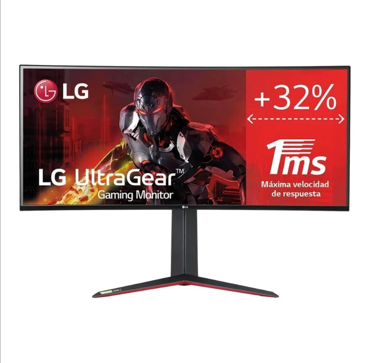 34" LG UltraGear 34GN850P-B - LED monitor - curved - 34" - HDR - 1 ms - Screen