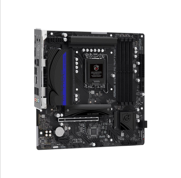 ASRock B760M PG Riptide Motherboard - Intel B760 - Intel LGA1700 socket - DDR5 RAM - Micro-ATX