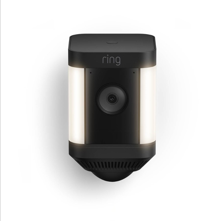 Ring Spotlight Cam Plus, Battery, Black
