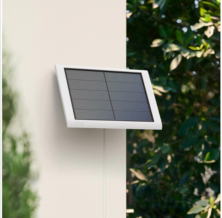 Ring Solar Panel, USB-C, White