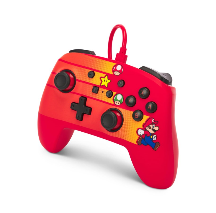 PowerA Enhanced Wired Controller for Nintendo Switch Speedster Mario - Gamepad - Nintendo Switch