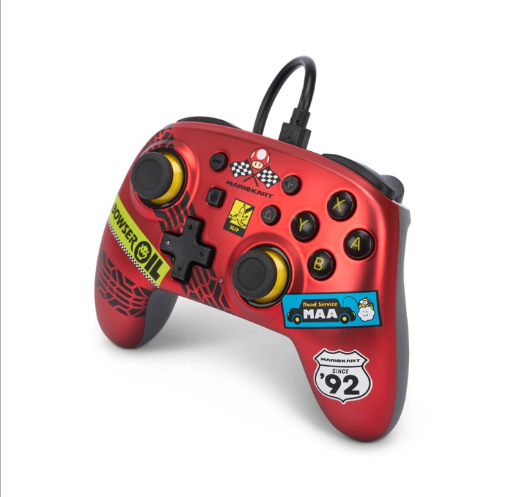 PowerA Wired Controller Nano for Nintendo Switch -Mario Kart: Racer Red - Gamepad - Nintendo Switch