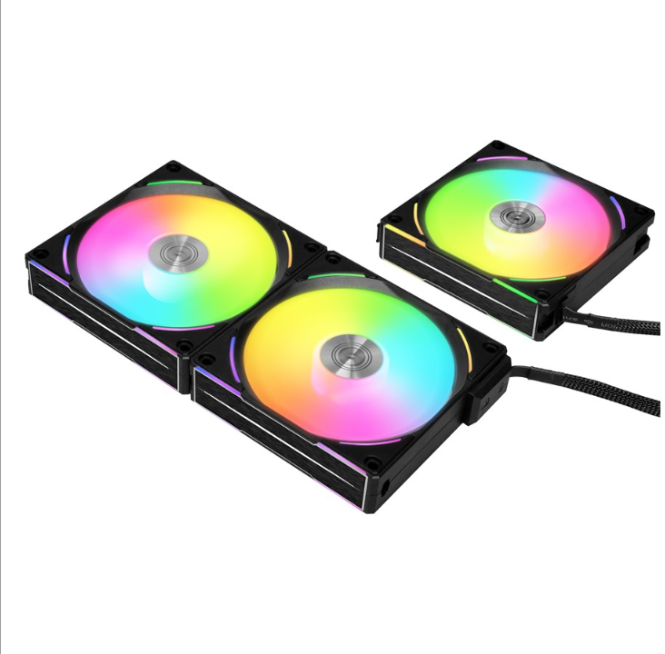 Lian Li UNI FAN AL120 V2 - 机箱风扇 - 120mm - 黑色，带 RGB LED - 29 dBA