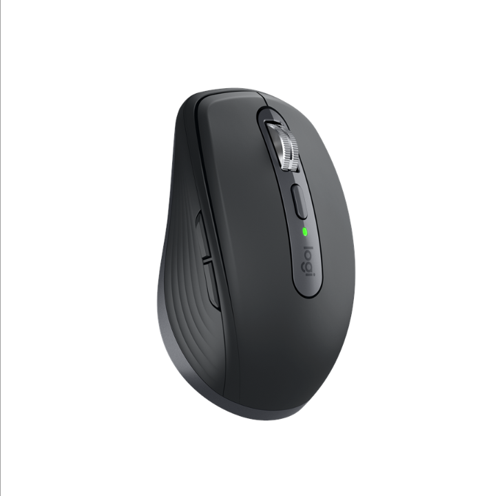 Logitech MX Anywhere 3S - 石墨色 - 鼠标 - 光学 - 6 个按钮 - 黑色