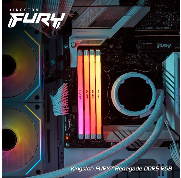 Kingston FURY Renegade RGB DDR5-6000 WH C32 DC - 32GB