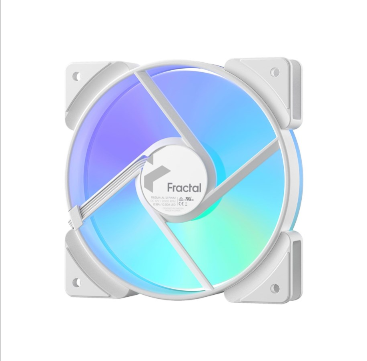 Fractal Design Prisma AL-12 - Chassis fan - 120mm - White