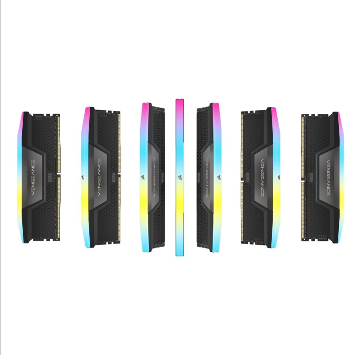 Corsair Vengeance RGB DDR5-6400 - 64GB - CL36 - Dual Channel (2 pcs) - Intel XMP - Black with RGB