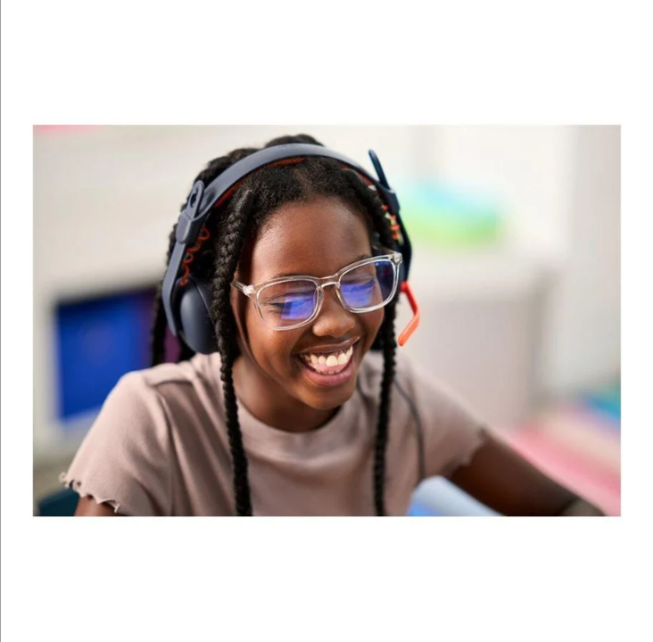 Logitech Zone Learn On Ear Wired Headset for Learners USB-C - headphones with mic - replacement