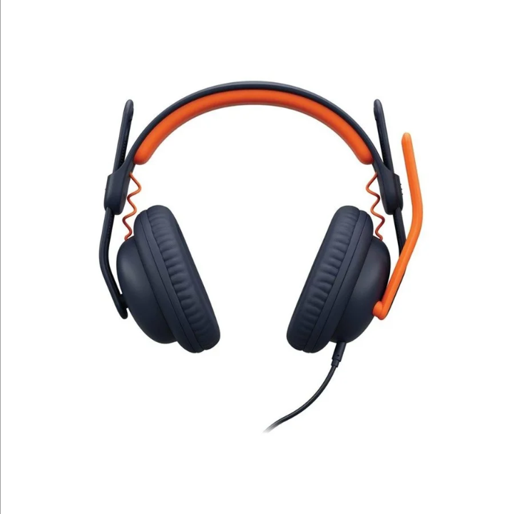 Logitech Zone Learn On Ear Wired Headset for Learners USB-C - headphones with mic - replacement