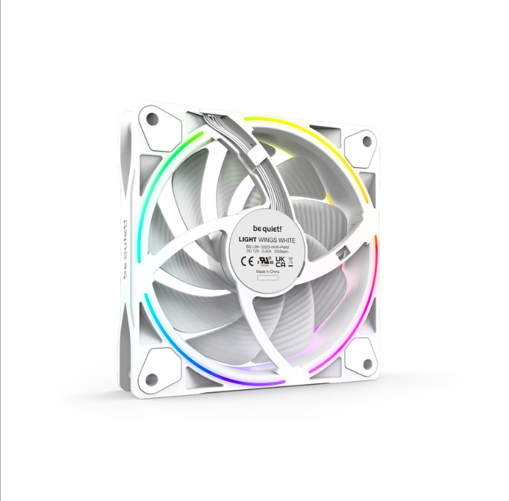 be quiet! LIGHT WINGS 140mm PWM - triple pack - Chassis fan - 140mm - White with RGB light - 23 dBA